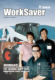 bobcat magazine cover WorkSaver - Heavy Equipment Specialists Stu Import Export Inc.